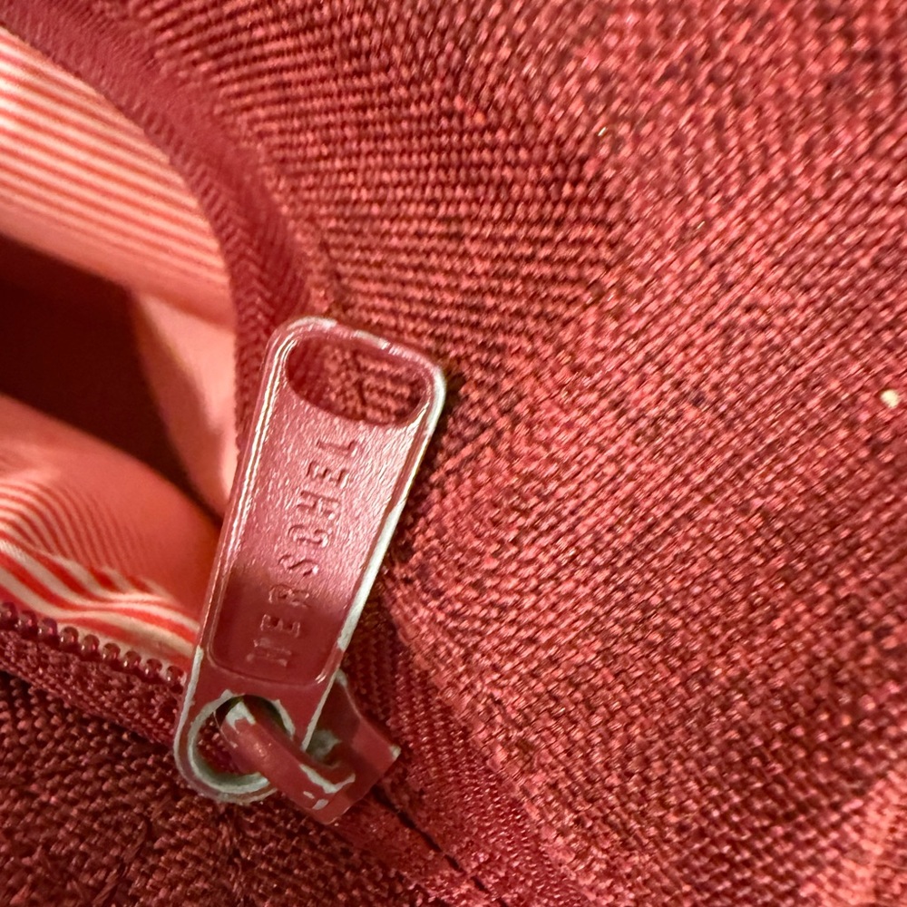 Herschel Red Backpack with Striped Interior - Picture 6 of 8